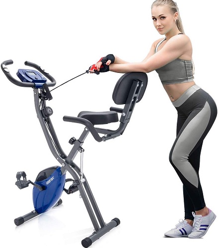 Merax 3 in 1 Adjustable Folding Exercise Bike