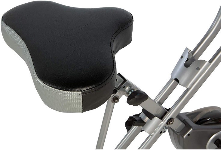 folding exercise bike seat